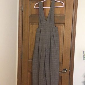 Plaid jumpsuit